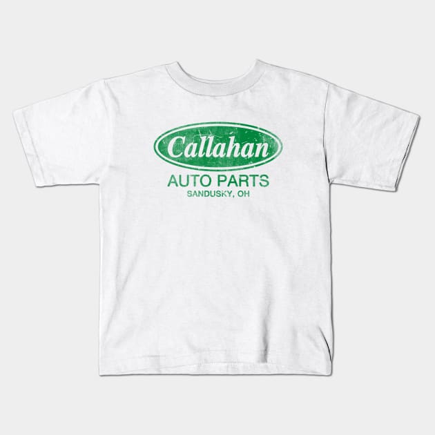 Callahan Auto Parts Kids T-Shirt by Riel